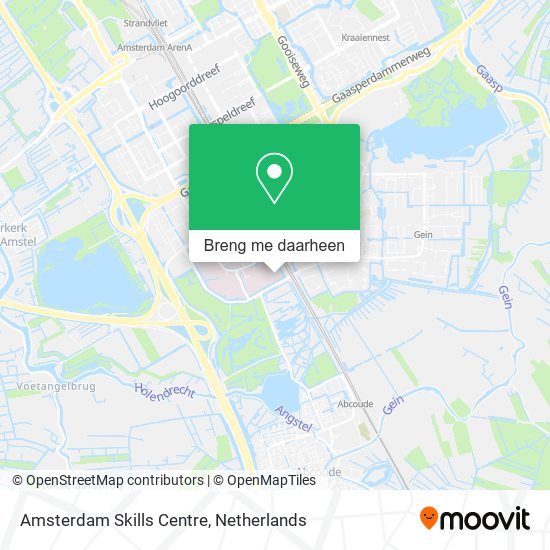 Amsterdam Skills Centre kaart