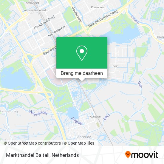Markthandel Baitali kaart