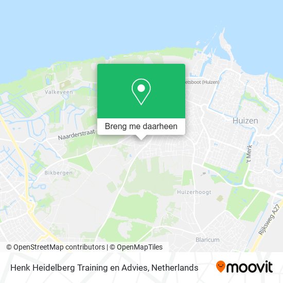 Henk Heidelberg Training en Advies kaart