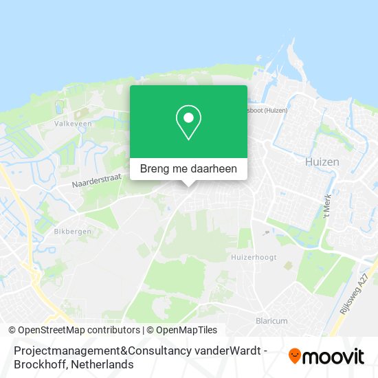 Projectmanagement&Consultancy vanderWardt - Brockhoff kaart