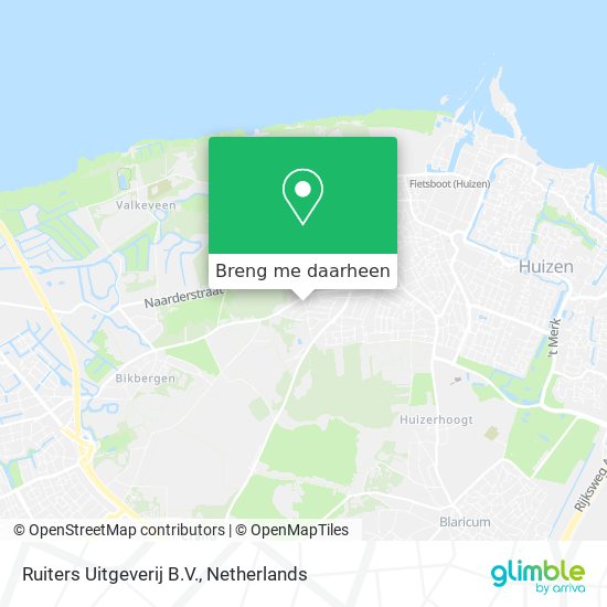 Ruiters Uitgeverij B.V. kaart