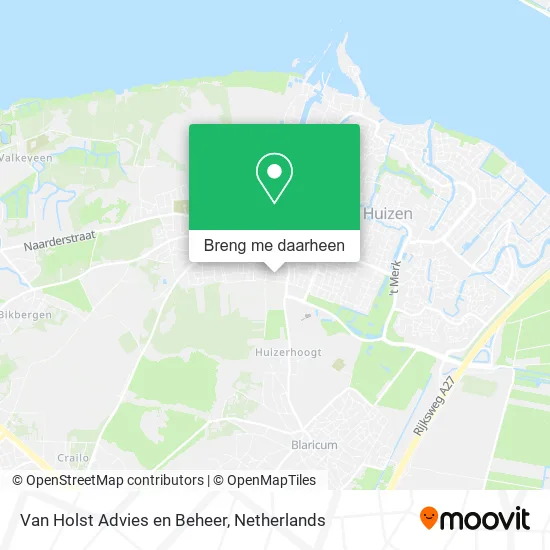 Van Holst Advies en Beheer kaart