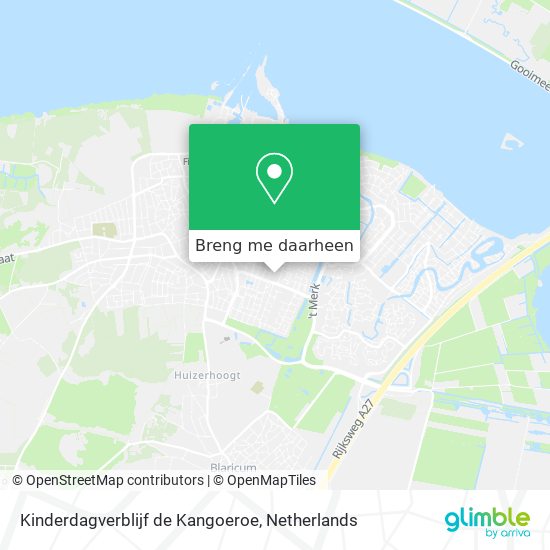 Kinderdagverblijf de Kangoeroe kaart