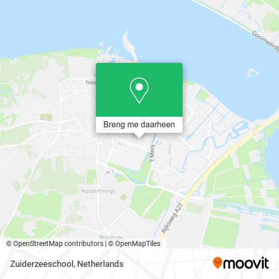 Zuiderzeeschool kaart