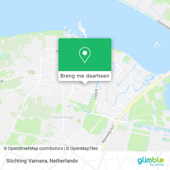 Stichting Vamana kaart