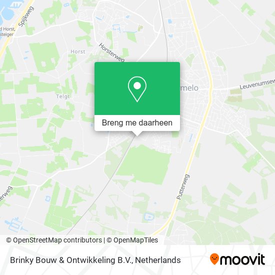 Brinky Bouw & Ontwikkeling B.V. kaart