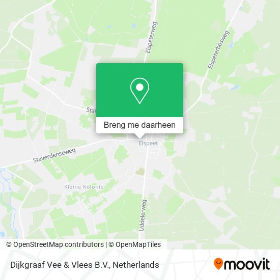 Dijkgraaf Vee & Vlees B.V. kaart