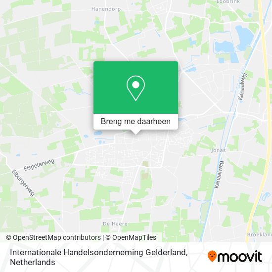 Internationale Handelsonderneming Gelderland kaart