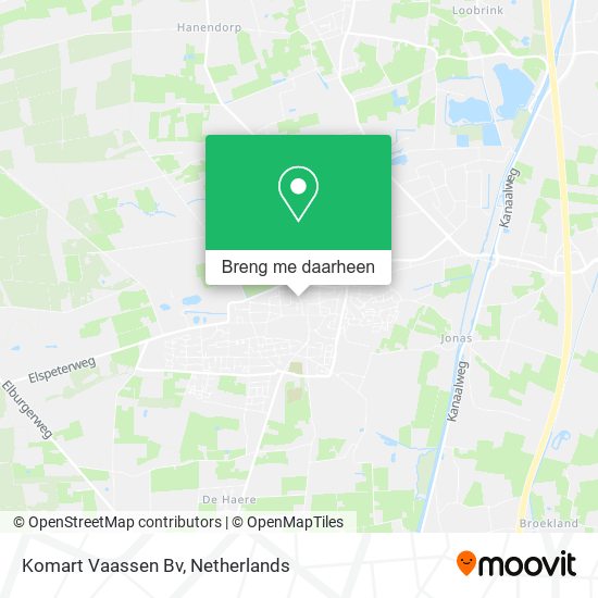 Komart Vaassen Bv kaart