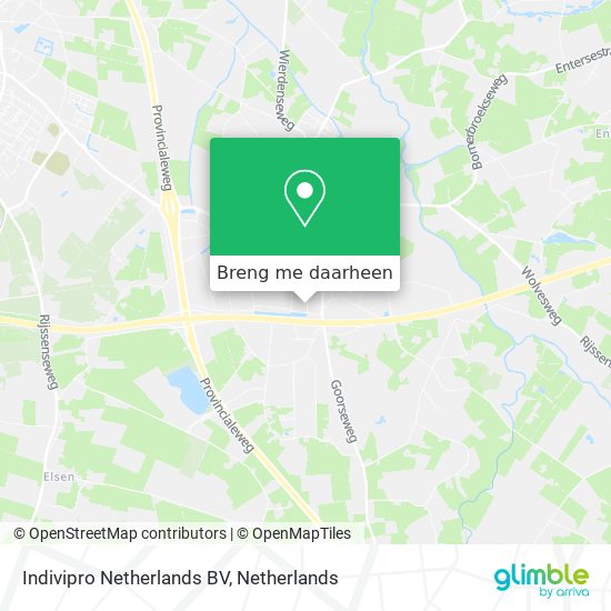 Indivipro Netherlands BV kaart