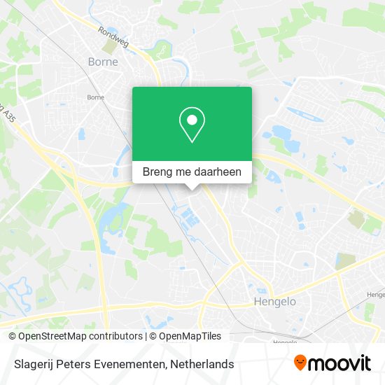 Slagerij Peters Evenementen kaart