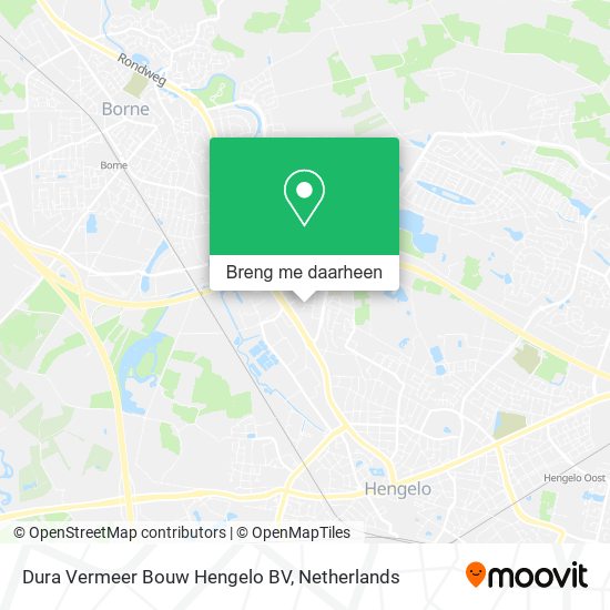 Dura Vermeer Bouw Hengelo BV kaart