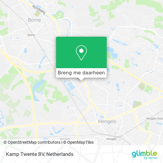 Kamp Twente BV kaart