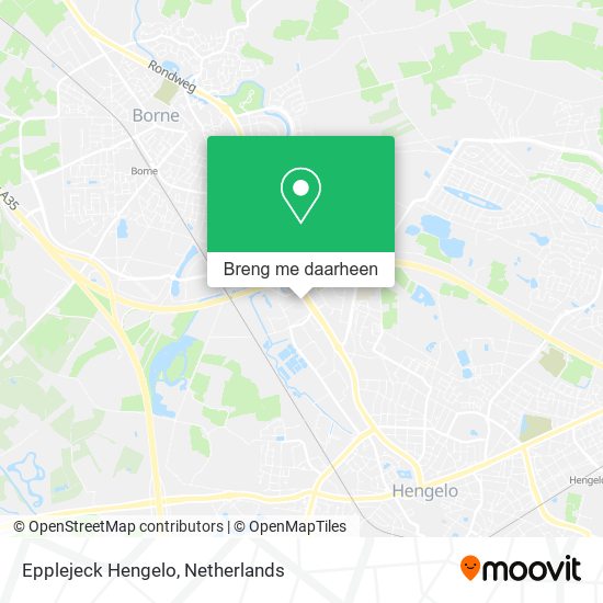 Epplejeck Hengelo kaart