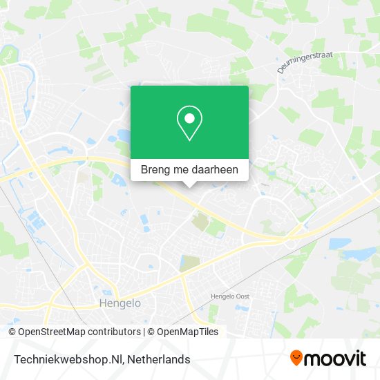 Techniekwebshop.Nl kaart