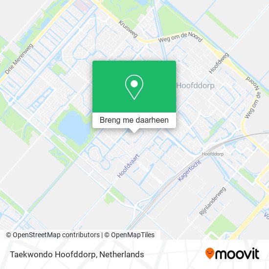 Taekwondo Hoofddorp kaart