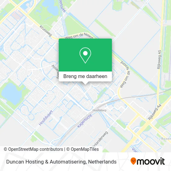 Duncan Hosting & Automatisering kaart