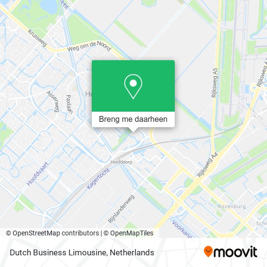 Dutch Business Limousine kaart