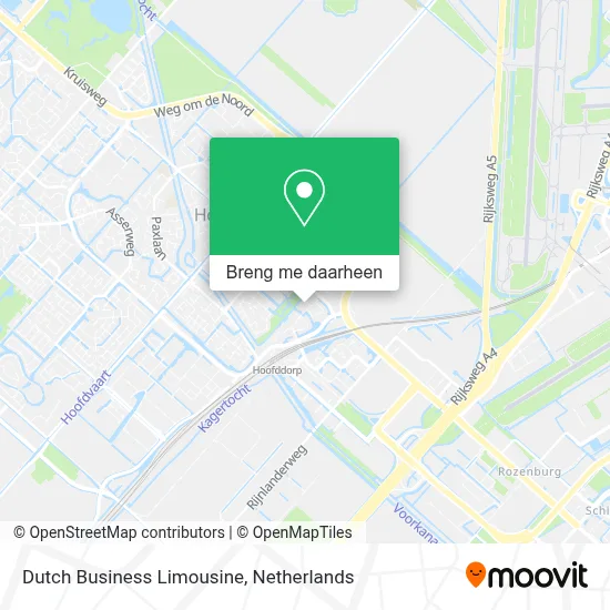 Dutch Business Limousine kaart