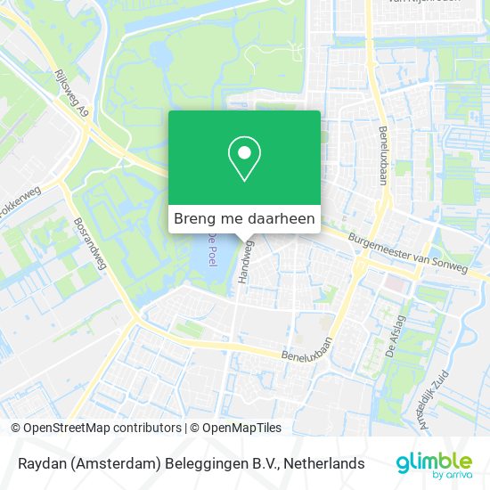 Raydan (Amsterdam) Beleggingen B.V. kaart