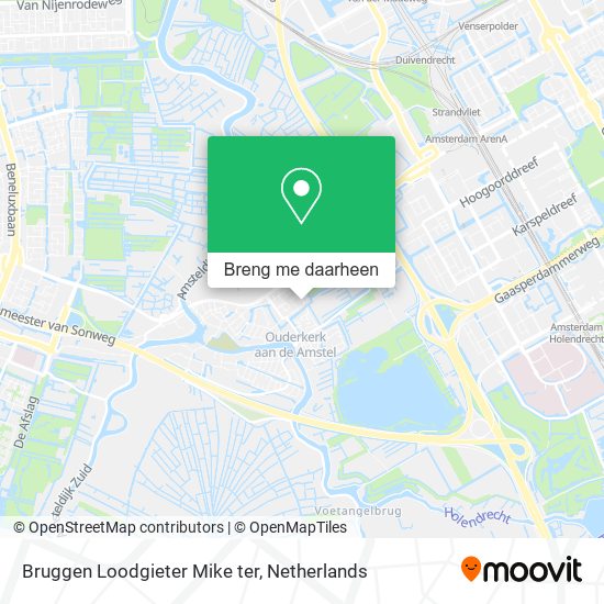 Bruggen Loodgieter Mike ter kaart