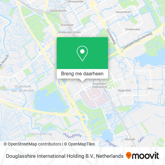 Douglasshire International Holding B.V. kaart