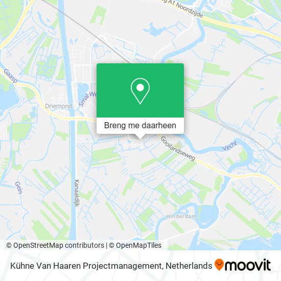 Kühne Van Haaren Projectmanagement kaart