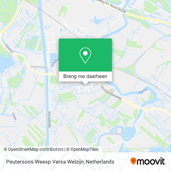 Peutersoos Weesp Versa Welzijn kaart