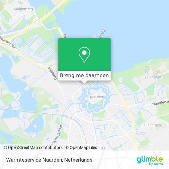 Warmteservice Naarden kaart