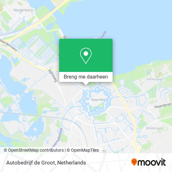 Autobedrijf de Groot kaart