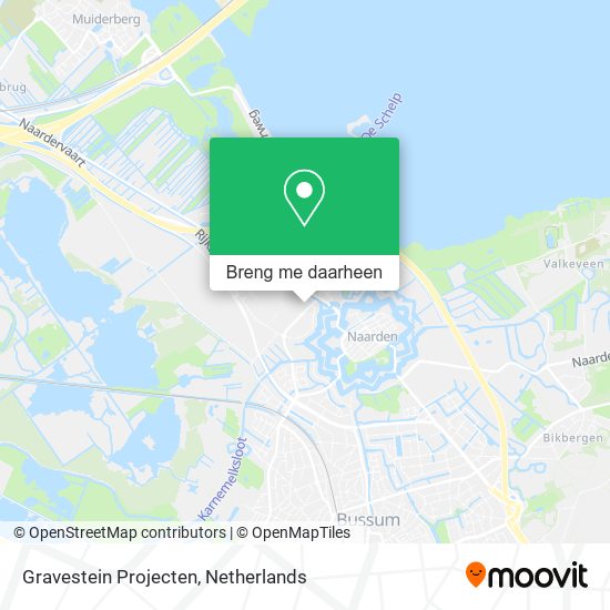Gravestein Projecten kaart