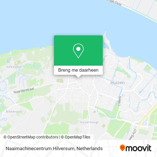Naaimachinecentrum Hilversum kaart