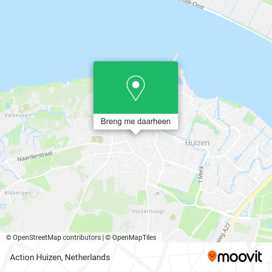Action Huizen kaart