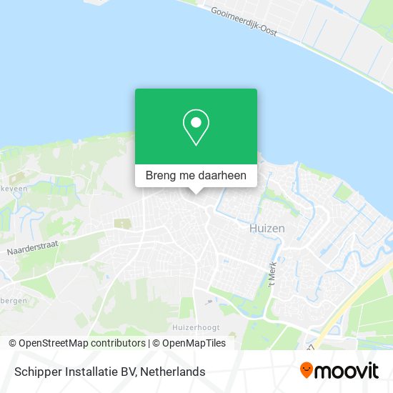 Schipper Installatie BV kaart