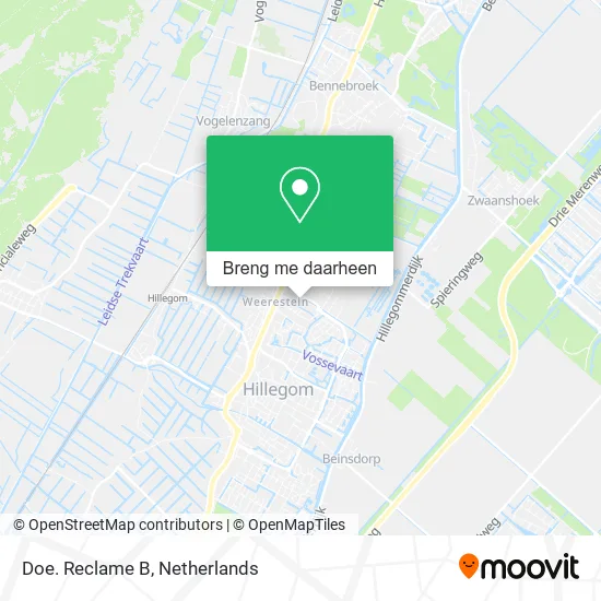 Doe. Reclame B kaart