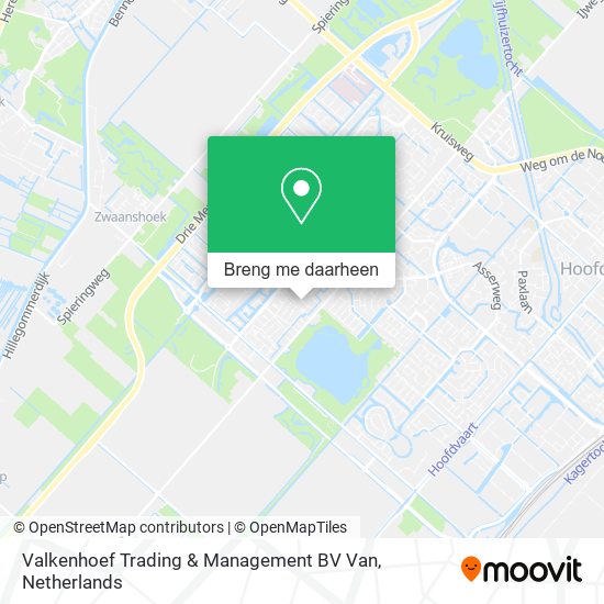 Valkenhoef Trading & Management BV Van kaart
