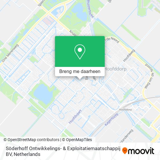 Söderhoff Ontwikkelings- & Exploitatiemaatschappij BV kaart