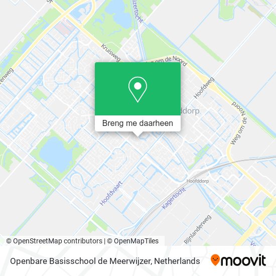 Openbare Basisschool de Meerwijzer kaart