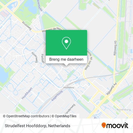 Strudelfest Hoofddorp kaart