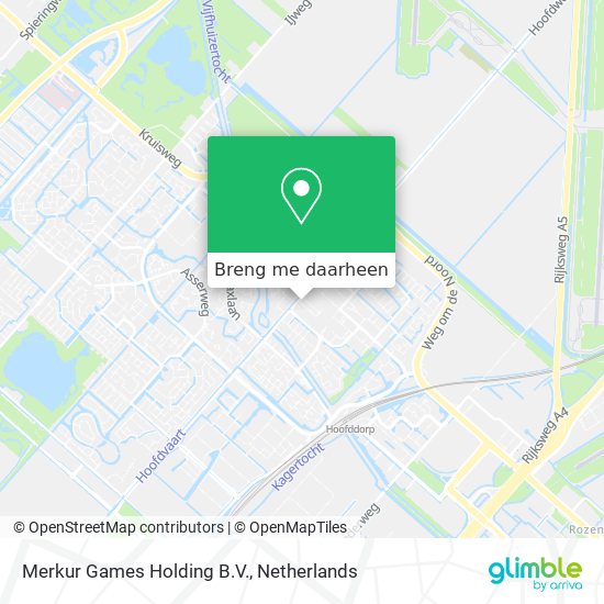 Merkur Games Holding B.V. kaart