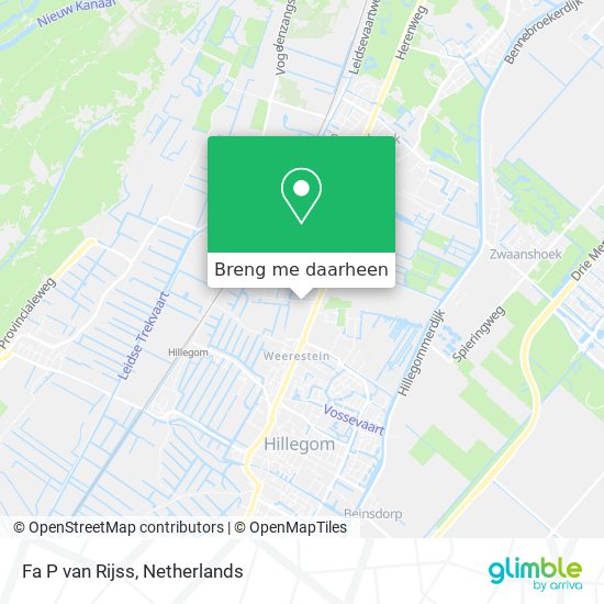 Fa P van Rijss kaart