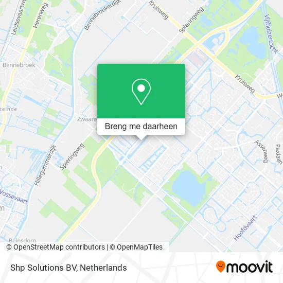 Shp Solutions BV kaart