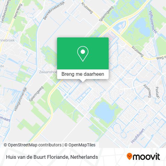 Huis van de Buurt Floriande kaart