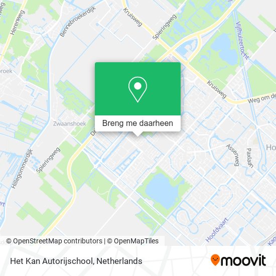 Het Kan Autorijschool kaart