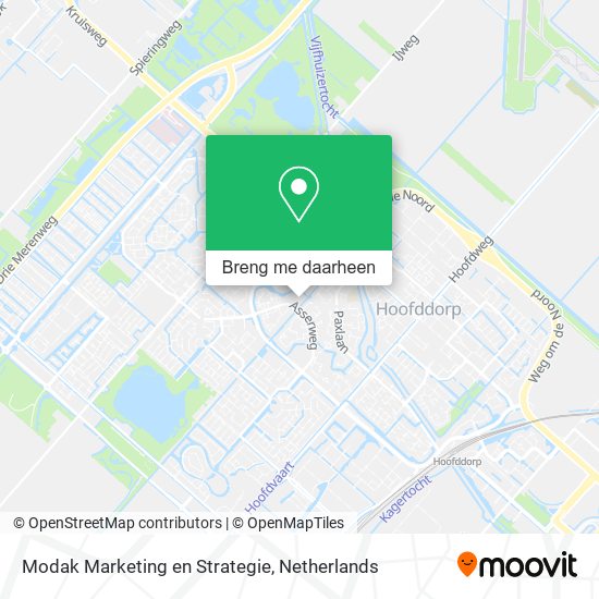 Modak Marketing en Strategie kaart