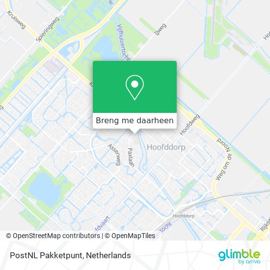 PostNL Pakketpunt kaart