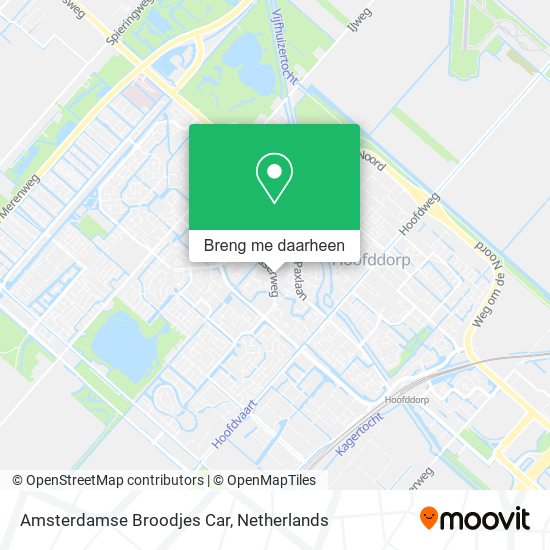 Amsterdamse Broodjes Car kaart