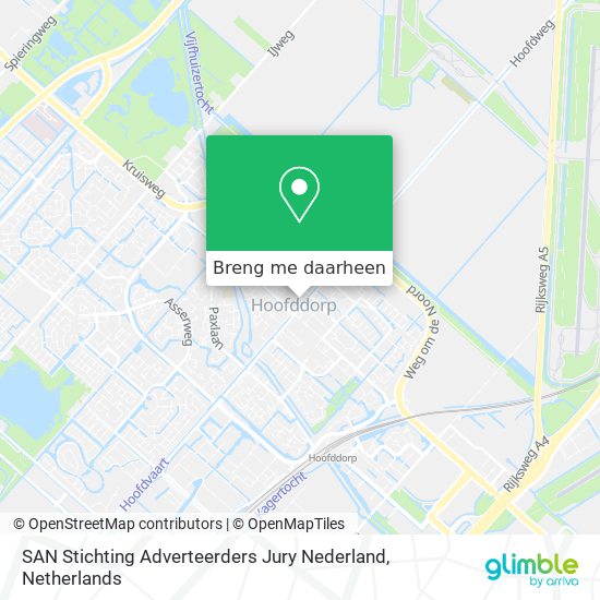 SAN Stichting Adverteerders Jury Nederland kaart