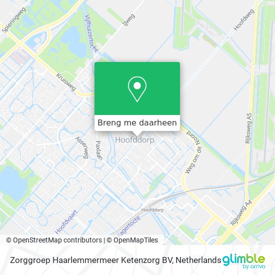 Zorggroep Haarlemmermeer Ketenzorg BV kaart