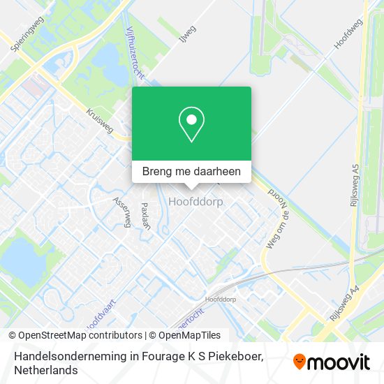 Handelsonderneming in Fourage K S Piekeboer kaart